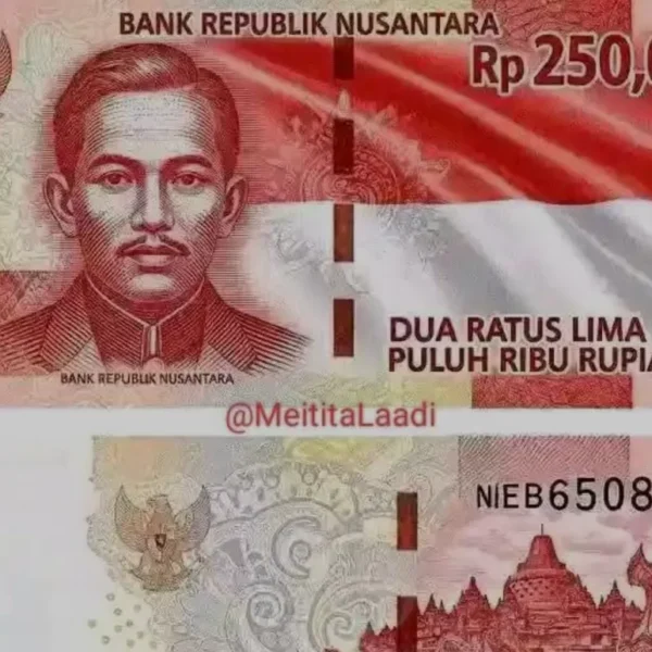 Hoaks Pecahan Uang Rp 250.000 Edisi HUT ke-80&hellip;