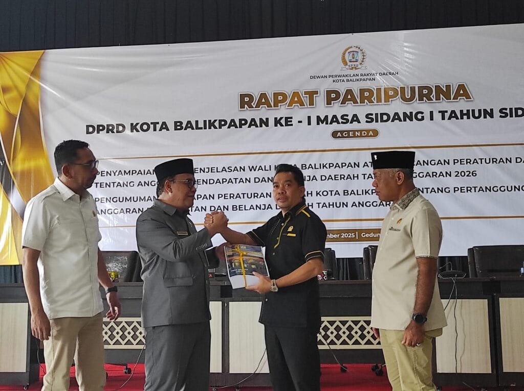 WhatsApp Image 2025 09 12 at 13.55.14 DPRD Balikpapan Bahas APBD 2026 dan Pertanggungjawaban APBD 2024 dalam Rapat Paripurna PROKALTIM