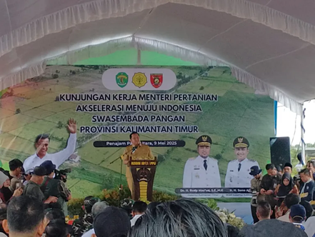 Terima Kunjungan Mentan, Bupati Mudyat Noor Sebut Bukti Nyata Dukungan Pusat ke Daerah