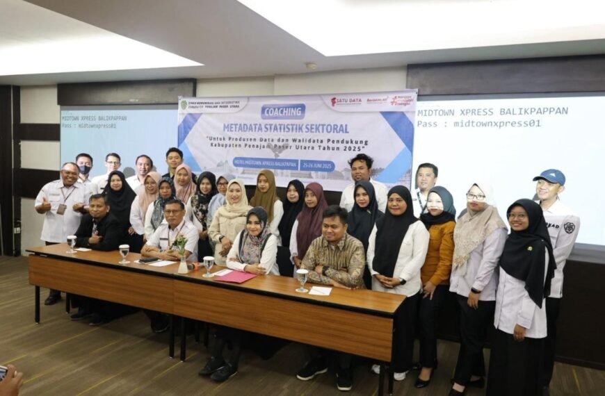 Tingkatkan Kualitas Data Statistik, Diskominfo PPU Gelar Coaching Metadata Statistik Sektoral