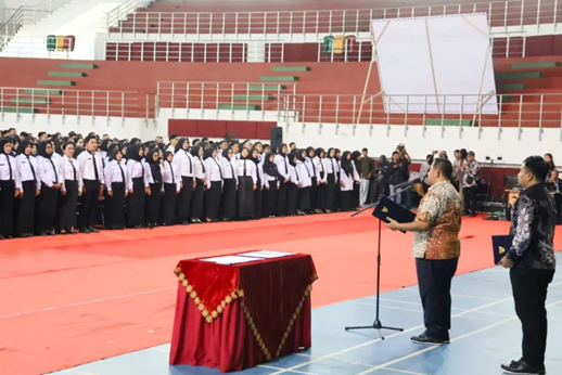 Mudyat Noor Lantik 696 CPNS dan PPPK 