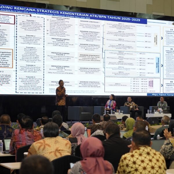 Beri Pengarahan Umum di Rakernas 2025, Sekjen ATR/BPN:&hellip;