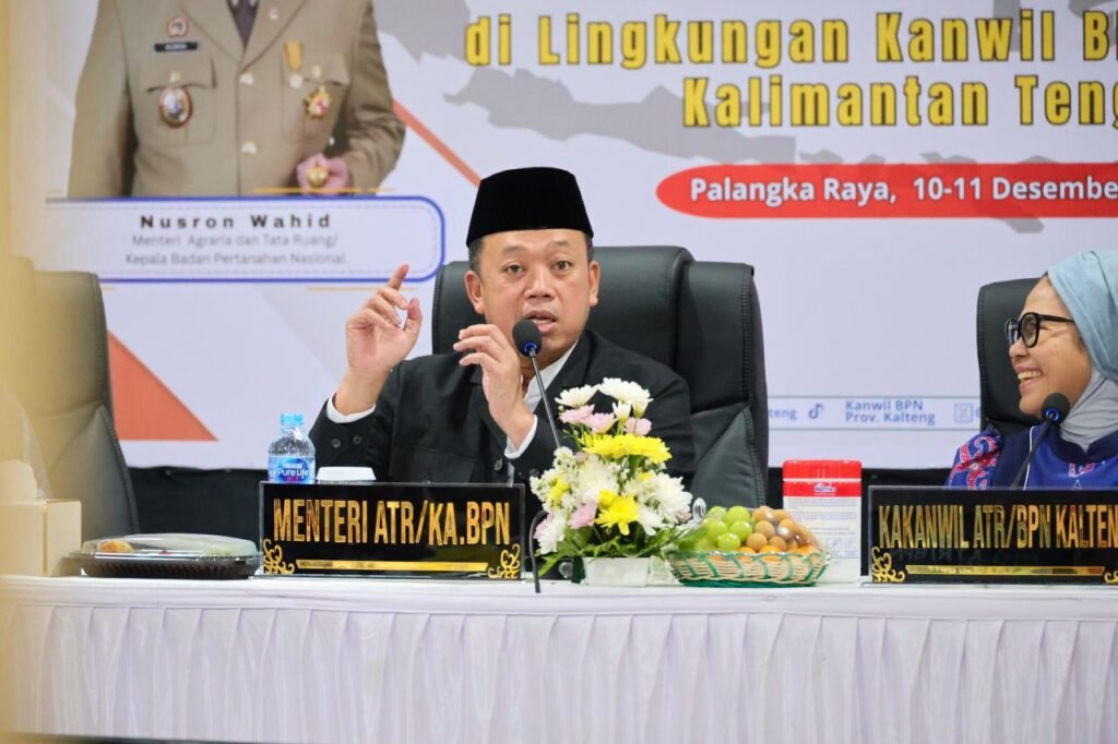 WhatsApp Image 2025 12 11 at 15.35.29 Pembinaan di Kanwil BPN Provinsi Kalteng, Menteri Nusron Minta Pelayanan Pertanahan Adaptif, Cepat, dan Bersih PROKALTIM