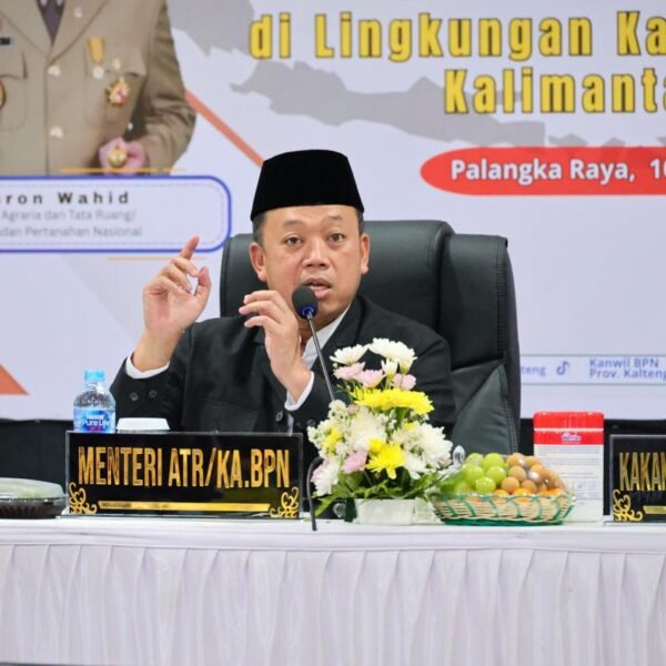 Pembinaan di Kanwil BPN Provinsi Kalteng, Menteri Nusron&hellip;