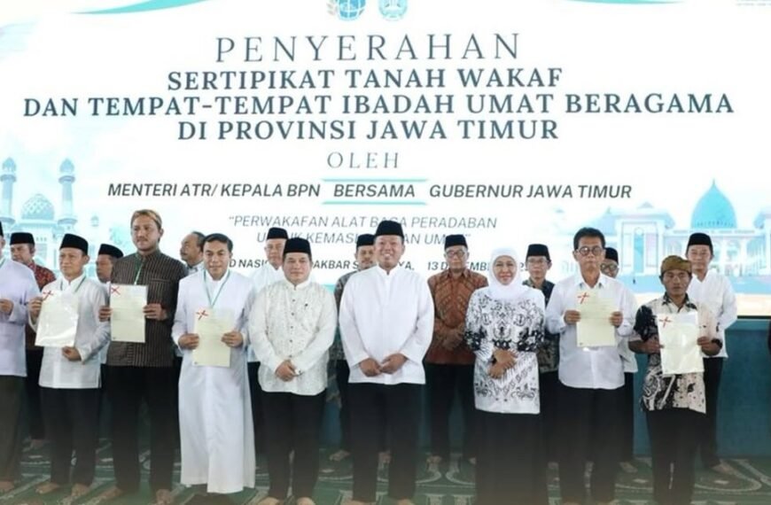 Serahkan 2.532 Sertipikat Tanah Wakaf dan Rumah Ibadah,&hellip;