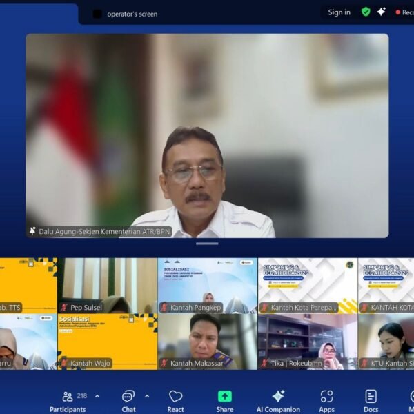 Sinkronisasi Program Kegiatan Tahun 2027, Sekjen ATR/BPN Tekankan&hellip;