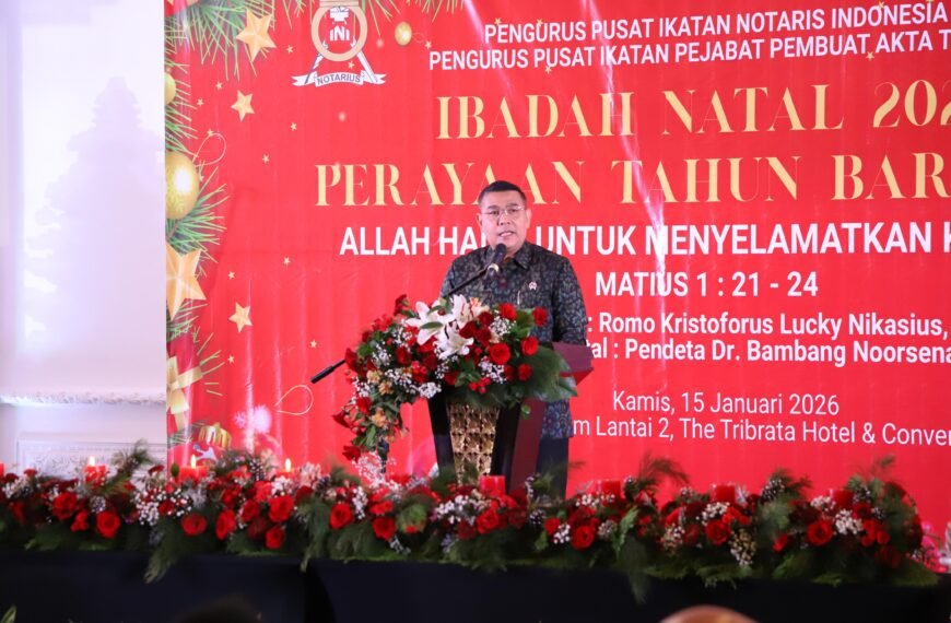 Hadiri Perayaan Natal, Wamen Ossy: Notaris dan PPAT&hellip;