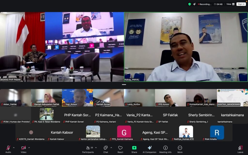 WhatsApp Image 2026 01 29 at 11.42.00 Isi Materi di Rakerda Kanwil BPN Provinsi Papua Barat, Biro Humas dan Protokol Imbau Jajaran Optimalkan Implementasi PESO dan Pengaduan Masyarakat PROKALTIM