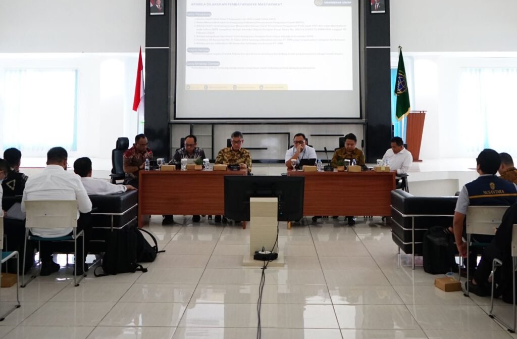 WhatsApp Image 2026 01 29 at 22.45.53 Kanwil BPN Provinsi Kaltim Bersama Penasihat Khusus Presiden Bidang Digitalisasi dan Teknologi Pemerintah Gelar Rapat Koordinasi Kegiatan Pengadaan Tanah di IKN PROKALTIM