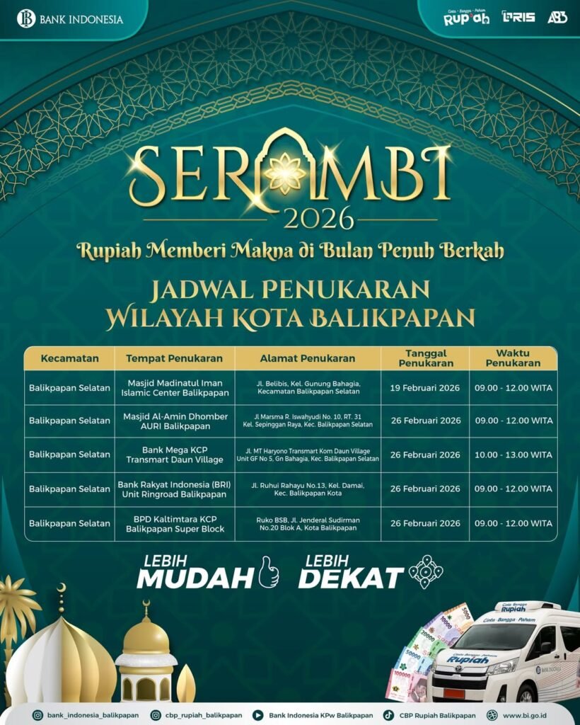 Jadwal Layanan Penukaran Uang Wilayah Kerja Bank Indonesia Balikpapan PROKALTIM 3 SnapInsta.to 634703511 18559545049038773 4458819393912879071 n Jadwal Layanan Penukaran Uang Wilayah Kerja Bank Indonesia Balikpapan PROKALTIM