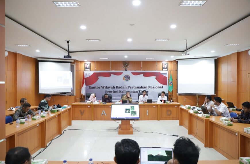 Kanwil BPN Provinsi Kaltim Gelar Rapat&hellip;