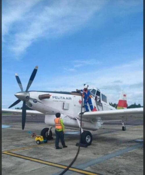 pesawat angkut BBM pelita Krayan Mencekam, Pesawat BBM Pelita Air Terbakar di Long Bawan PROKALTIM
