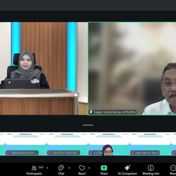 Gelar Webinar Nasional Soal Pengadaan Barang/Jasa, Sekjen ATR/BPN:&hellip;