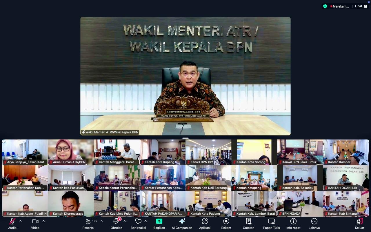 WhatsApp Image 2026 03 13 at 23.32.55 Penyelesaian Berkas Layanan Pertanahan, Wamen Ossy Tegaskan Target Progresif di Akhir Maret 2026 PROKALTIM