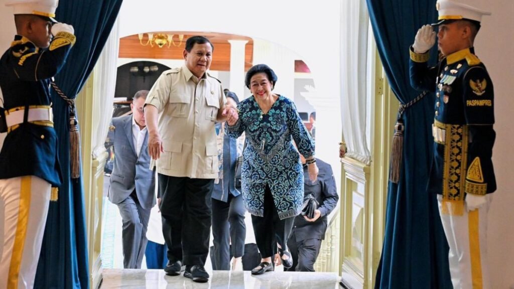 pertemuan prabowo dan megawati Prabowo Sambut Megawati di Istana, Pertemuan Ini Picu Tafsir Politik PROKALTIM