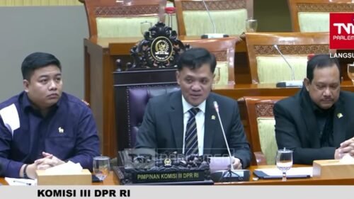 rapat komisi III dpr ri Videografer Jadi Terdakwa, DPR Turun Tangan: Penahanan Amsal Sitepu Diminta Ditangguhkan PROKALTIM