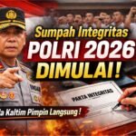 Integritas Rekrutmen Polri 2026 Ditekankan, Kapolda Kaltim Pimpin Langsung Sumpah di Balikpapan