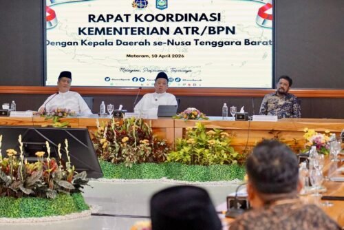 WhatsApp Image 2026 04 11 at 17.16.07 Rakor Bersama Pemda NTB, Menteri Nusron Sebut Integrasi Data Tanah dan Pajak Bisa Dongkrak PAD hingga 300% PROKALTIM