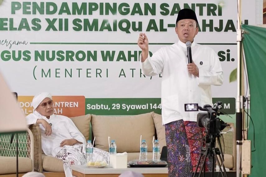 Berikan Motivasi, Menteri Nusron Ingin Santri&hellip;