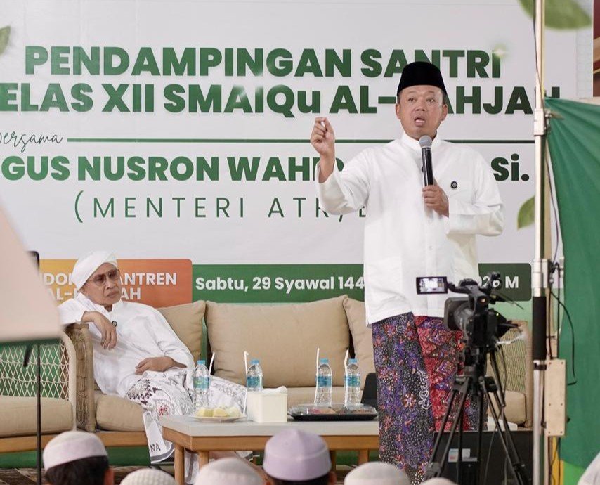 WhatsApp Image 2026 04 18 at 21.04.16 Berikan Motivasi, Menteri Nusron Ingin Santri Dikader sebagai Pelaksana Kebijakan di Bidang STEM PROKALTIM