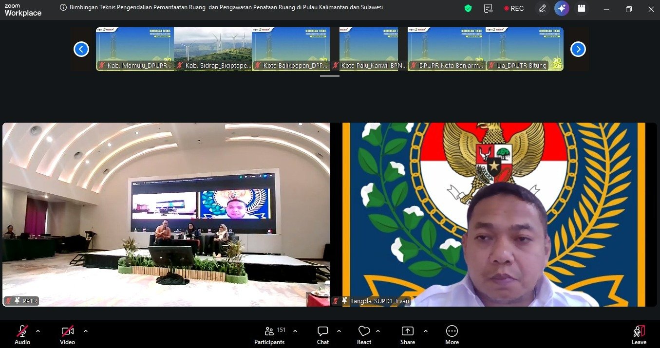 WhatsApp Image 2026 04 22 at 15.10.24 Kanwil BPN Provinsi Kaltim Ikuti Bimbingan Teknis Pengendalian Pemanfaatan Ruang dan Pengawasan Penataan Ruang Kalimantan dan Sulawesi Secara Daring PROKALTIM