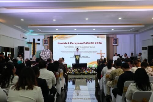 WhatsApp Image 2026 04 25 at 11.39.28 Hadiri Perayaan Paskah Kementerian ATR/BPN, Menteri Nusron: Paskah Membangun Semangat Kebangkitan Bangsa PROKALTIM