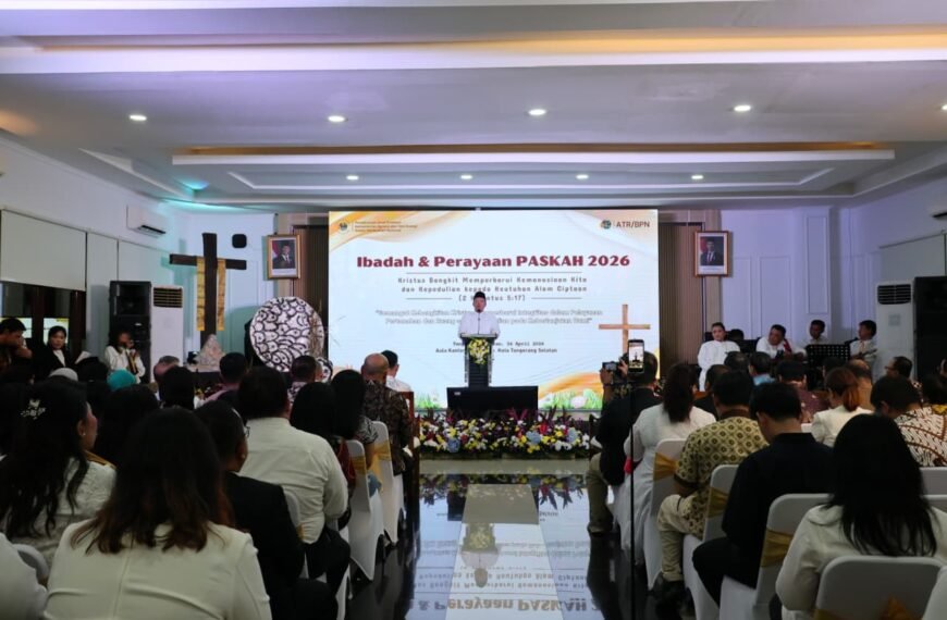 Hadiri Perayaan Paskah Kementerian ATR/BPN, Menteri&hellip;