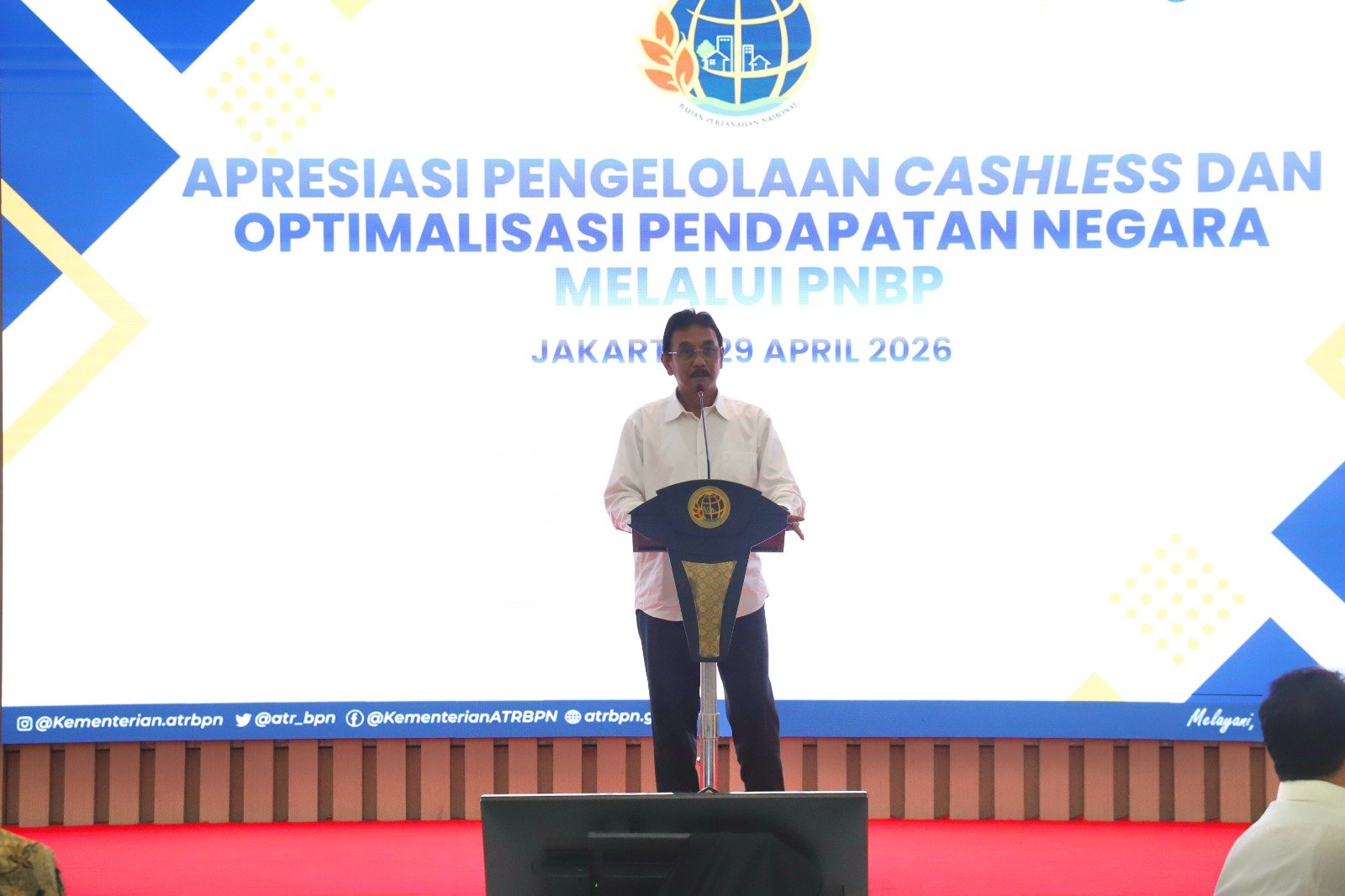 WhatsApp Image 2026 04 30 at 13.26.02 Kanwil BPN Provinsi Kaltim Hadiri Kegiatan Apresiasi Cashless dan Optimalisasi Pendapatan Negara PROKALTIM