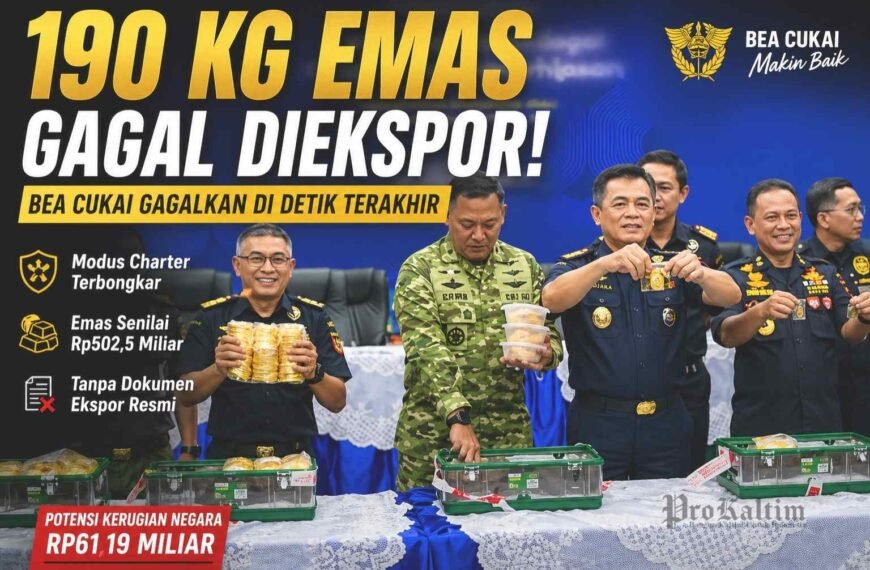 Emas Rp502 Miliar Gagal Kabur, Bea Cukai Hentikan&hellip;