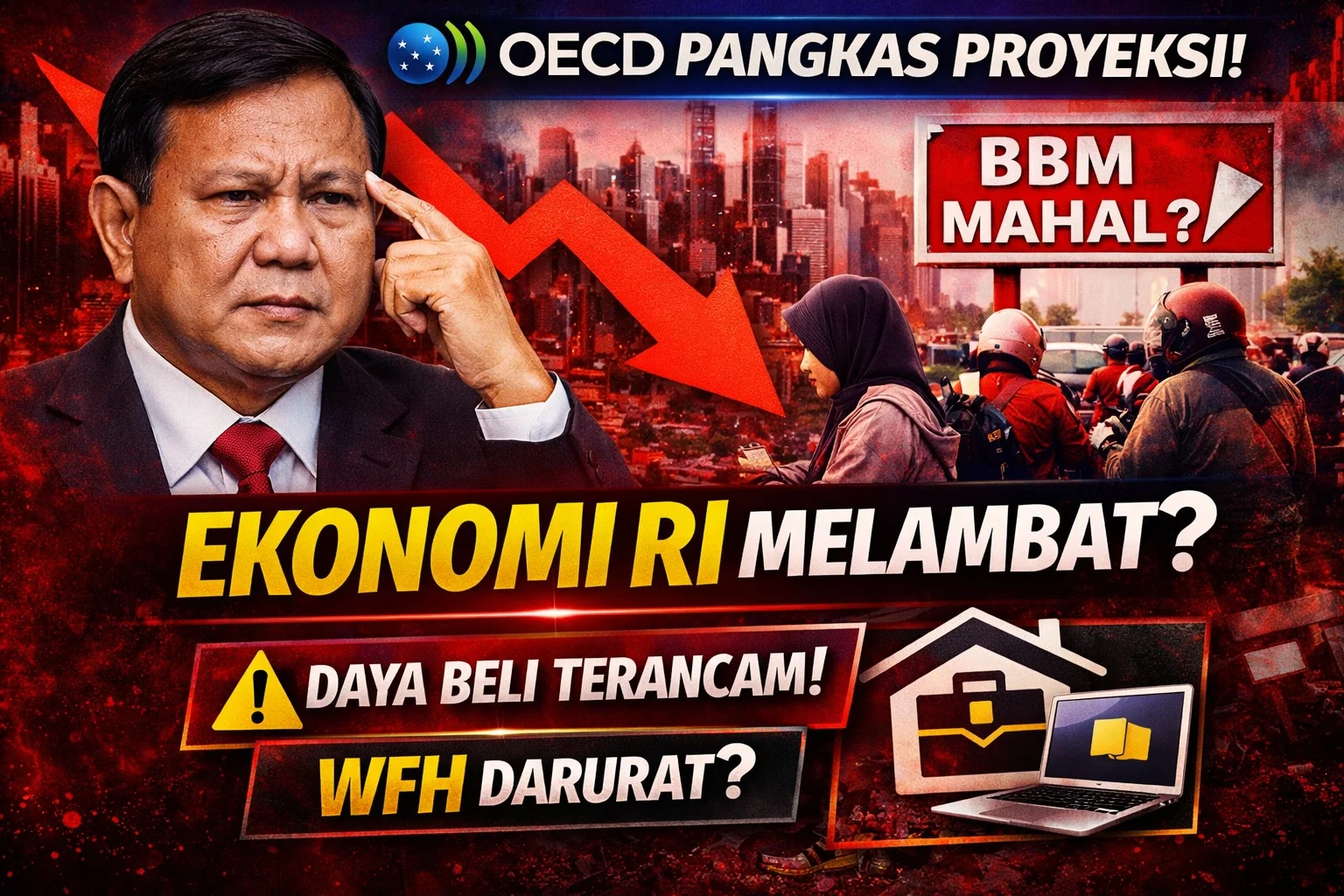 oecd turunkan sinyal ekonomi OECD Turunkan Proyeksi, Sinyal Perlambatan Ekonomi RI Mulai Terasa? PROKALTIM