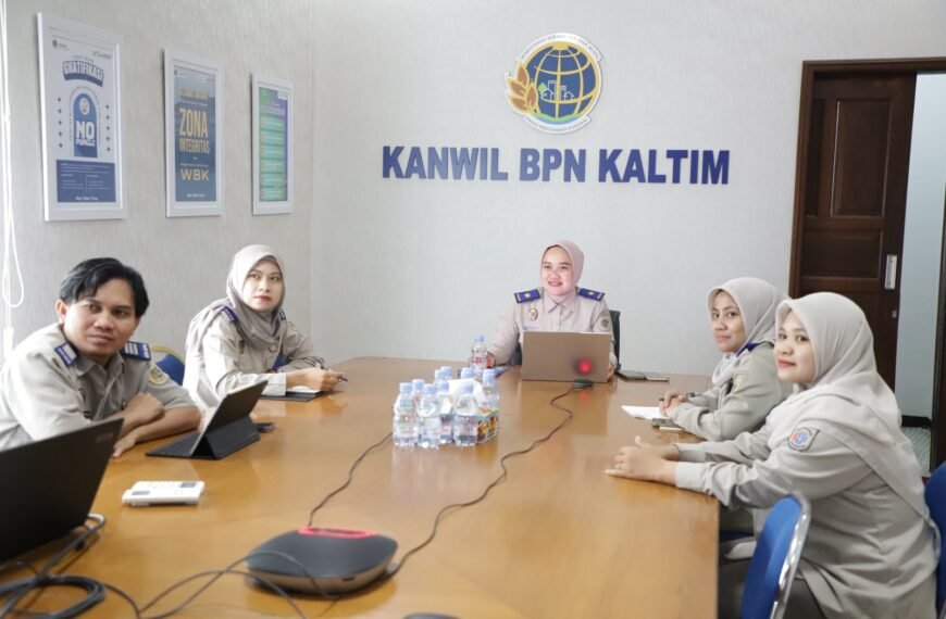 Kanwil BPN Provinsi Kaltim Ikuti Rapat&hellip;