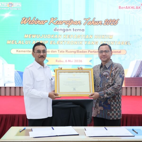 Kementerian ATR/BPN Raih Penghargaan dari ANRI atas Penyelamatan&hellip;
