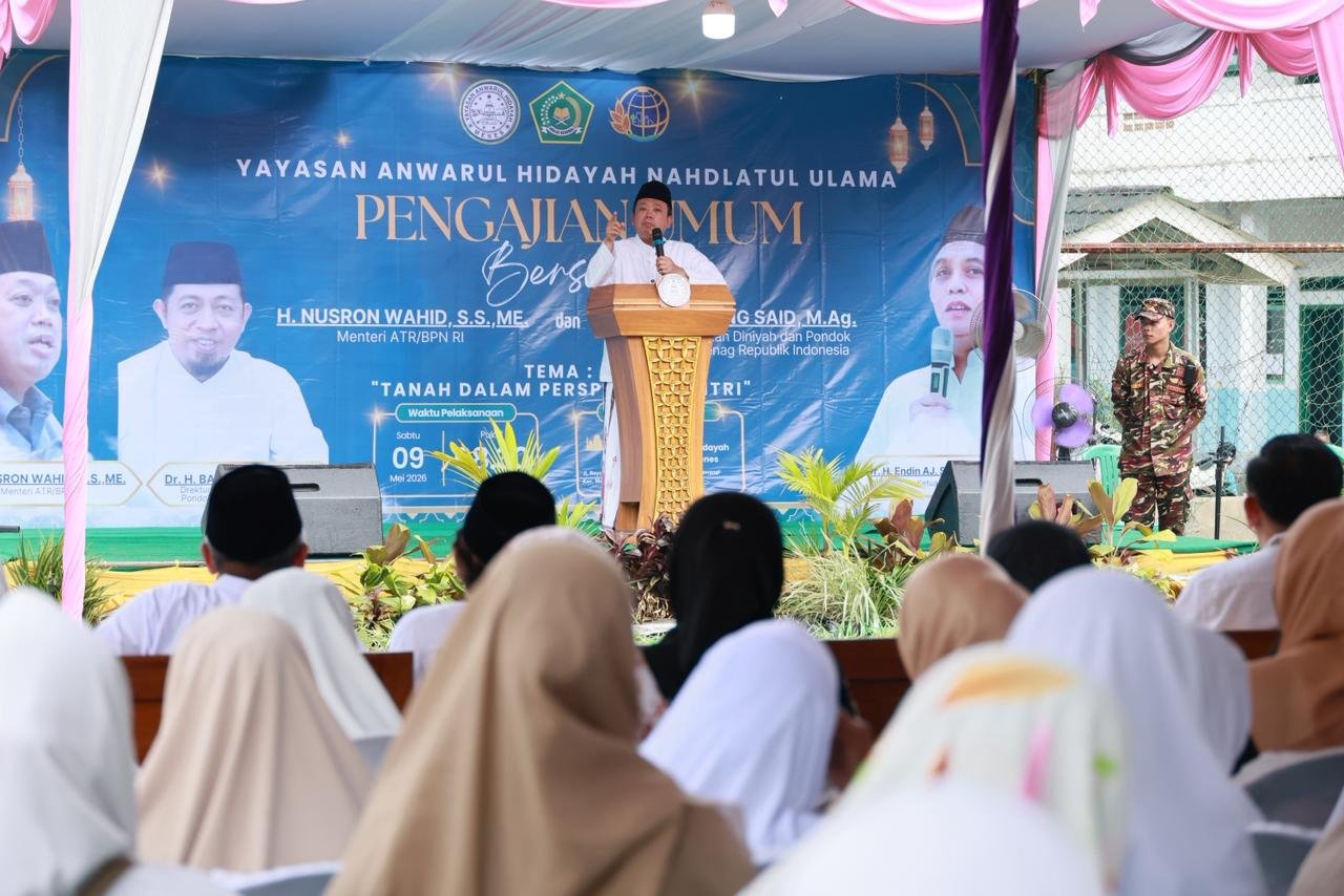 WhatsApp Image 2026 05 09 at 20.01.10 Bicara Soal Amanah Pimpinan dalam Pengajian di Pandeglang, Menteri Nusron: Permudah Rakyat PROKALTIM