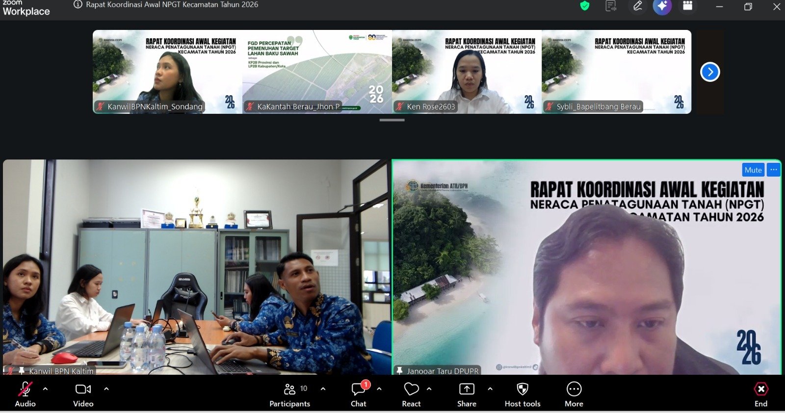 WhatsApp Image 2026 05 22 at 05.27.43 Kanwil BPN Provinsi Kaltim Gelar Rapat Koordinasi Awal Neraca Penatagunaan Tanah Kecamatan Tahun 2026 PROKALTIM