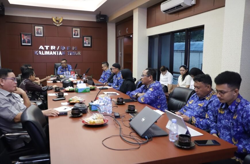 Kanwil BPN Provinsi Kaltim Terima Kunjungan&hellip;