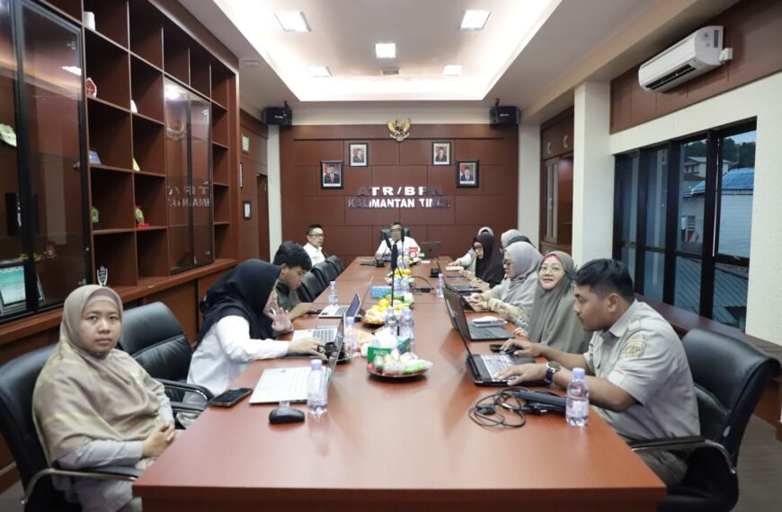 Kanwil BPN Provinsi Kaltim Ikuti Rapat&hellip;