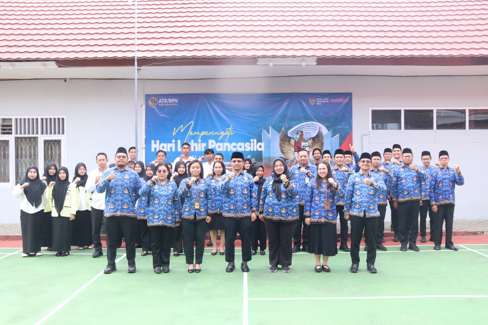 WhatsApp Image 2026 06 05 at 15.19.00 Kobarkan Semangat Persatuan, Kantor Pertanahan Kabupaten Paser Peringati Hari Lahir Pancasila 2026 PROKALTIM