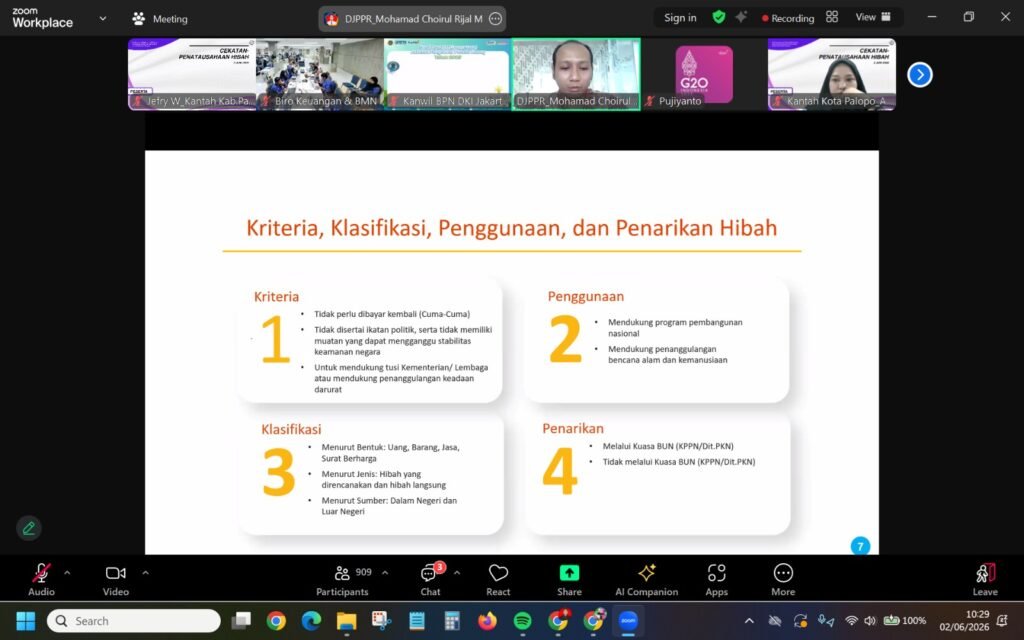 Perkuat Akuntabilitas Keuangan dan BMN, Kantor Pertanahan Kabupaten Paser Ikuti CEKATAN ATR/BPN PROKALTIM 1 WhatsApp Image 2026 06 05 at 15.30.31 Perkuat Akuntabilitas Keuangan dan BMN, Kantor Pertanahan Kabupaten Paser Ikuti CEKATAN ATR/BPN PROKALTIM