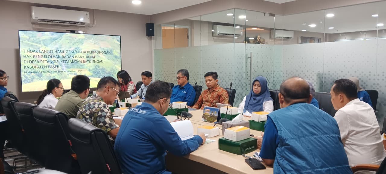 Tindak Lanjut HPL Bank Tanah di Petangis, Kepala Kantor Pertanahan Paser Hadiri Rapat Koordinasi di Kementerian ATR/BPN PROKALTIM 1 WhatsApp Image 2026 06 12 at 12.54.43 1 Tindak Lanjut HPL Bank Tanah di Petangis, Kepala Kantor Pertanahan Paser Hadiri Rapat Koordinasi di Kementerian ATR/BPN PROKALTIM