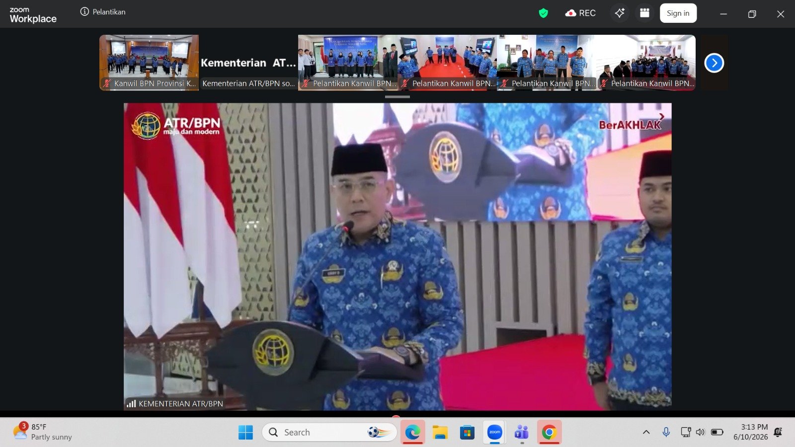 WhatsApp Image 2026 06 12 at 12.54.44 Pengambilan Sumpah PNS dan Pelantikan Pejabat Fungsional ATR/BPN, Perkuat Profesionalisme dan Integritas ASN PROKALTIM