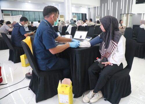 WhatsApp Image 2026 06 23 at 14.55.18 Kementerian ATR/BPN Gelar Cek Kesehatan Gratis, Pegawai Sambut Positif untuk Deteksi Dini Penyakit PROKALTIM