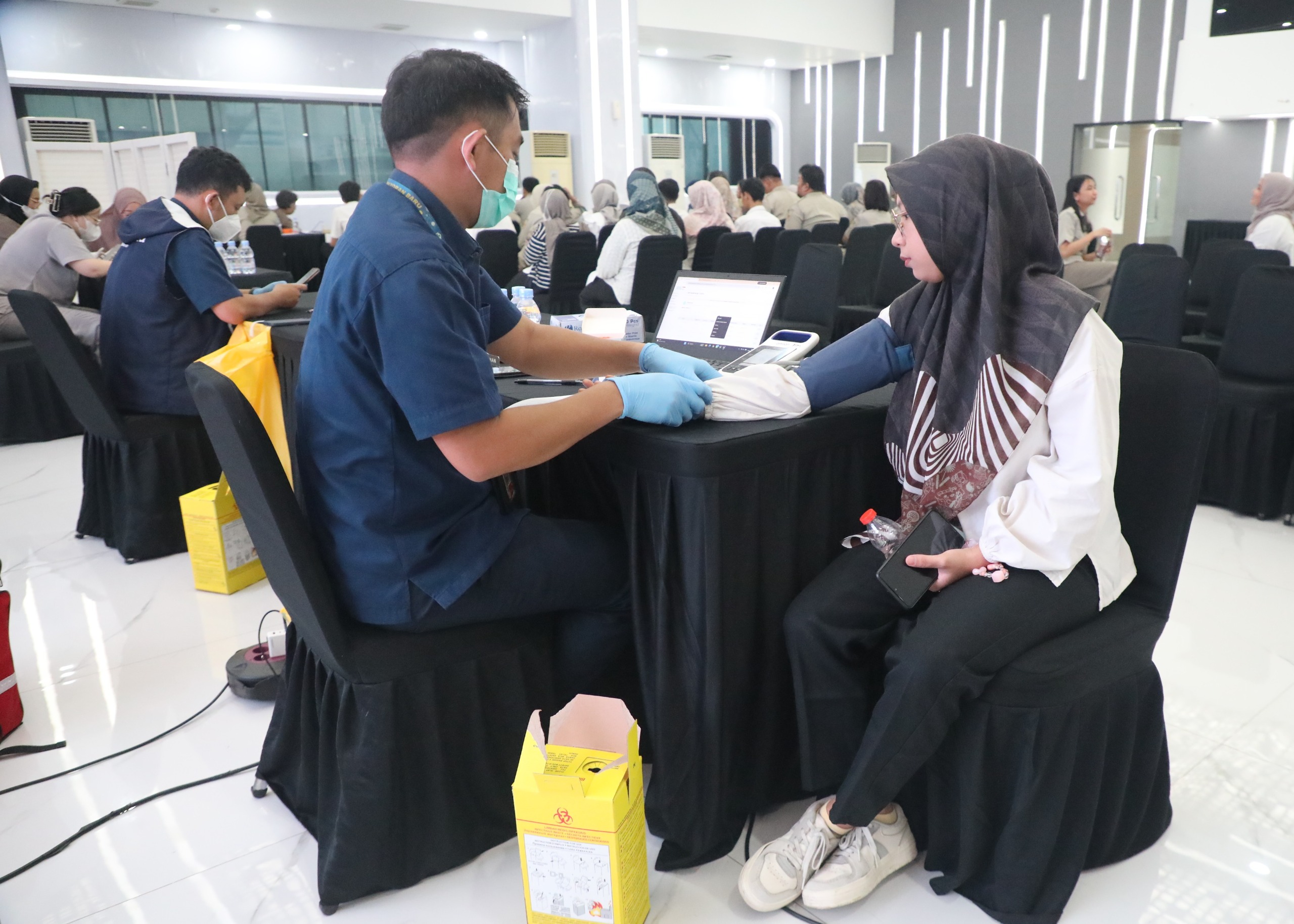 WhatsApp Image 2026 06 23 at 14.55.18 Kementerian ATR/BPN Gelar Cek Kesehatan Gratis, Pegawai Sambut Positif untuk Deteksi Dini Penyakit PROKALTIM