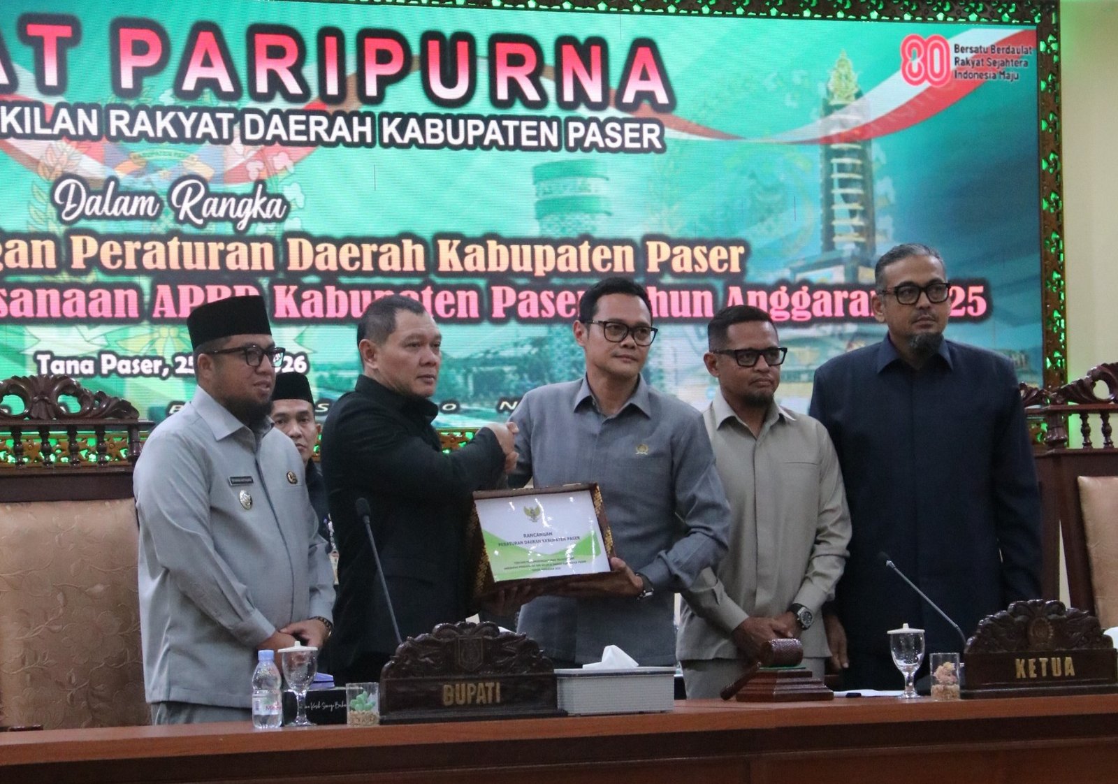 WhatsApp Image 2026 06 29 at 12.21.04 1 Kantor Pertanahan Kabupaten Paser Hadiri Rapat Paripurna Raperda Pertanggung jawaban Pelaksanaan APBD Tahun Anggaran 2025 PROKALTIM