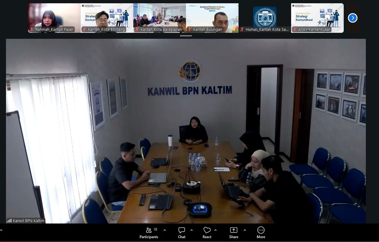 WhatsApp Image 2026 06 29 at 12.21.04 Kantor Pertanahan Kabupaten Paser Mengikuti Coaching Clinic Lanjutan Strategi Komunikasi sebagai Upaya Optimalisasi Pengelolaan Informasi Publik PROKALTIM