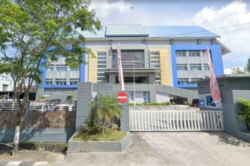lokasi demo massa LBB di kantor DPPR Kota Balikpapan