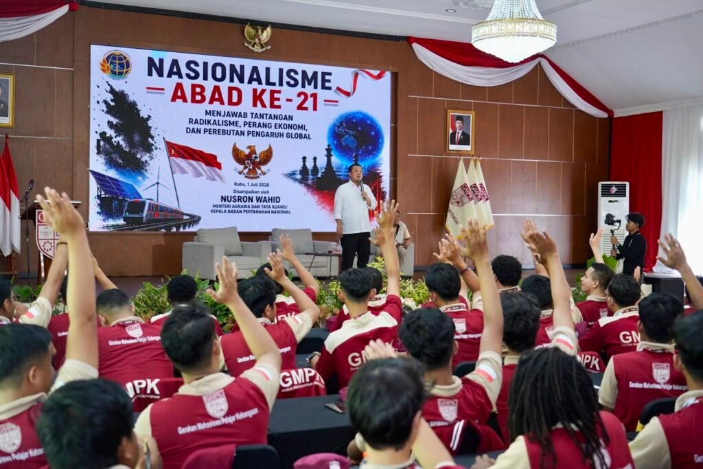 Jadi Pembicara di Diklat Pratama DPP GMPK, Menteri Nusron: Nasionalisme Menjadikan Bangsa yang Kuat PROKALTIM 1 WhatsApp Image 2026 07 01 at 22.29.16 Jadi Pembicara di Diklat Pratama DPP GMPK, Menteri Nusron: Nasionalisme Menjadikan Bangsa yang Kuat PROKALTIM