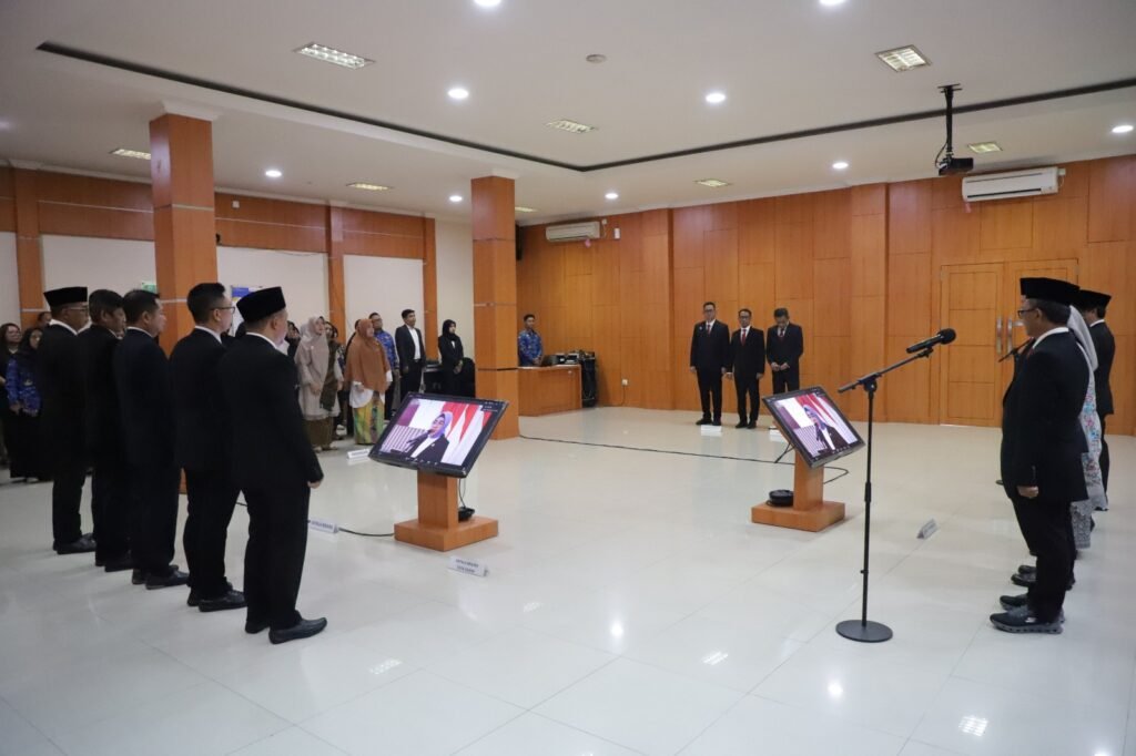 WhatsApp Image 2026 07 18 at 18.43.03 Pelantikan Pejabat Struktural Kementerian ATR/BPN, Lima Pejabat Kanwil BPN Provinsi Kaltim Ambil Sumpah Jabatan PROKALTIM