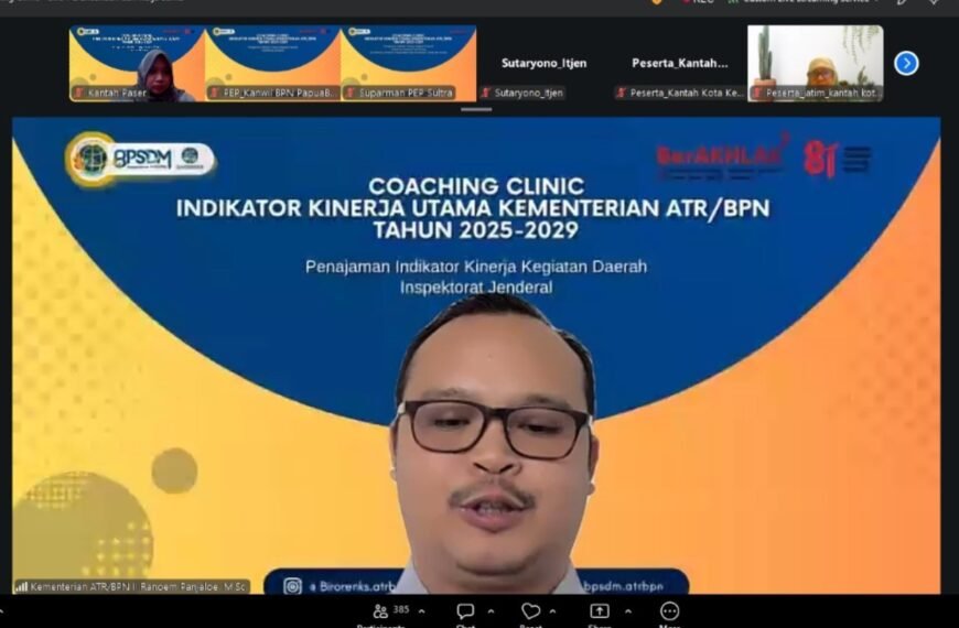 Kantor Pertanahan Kabupaten Paser Ikuti Coaching&hellip;