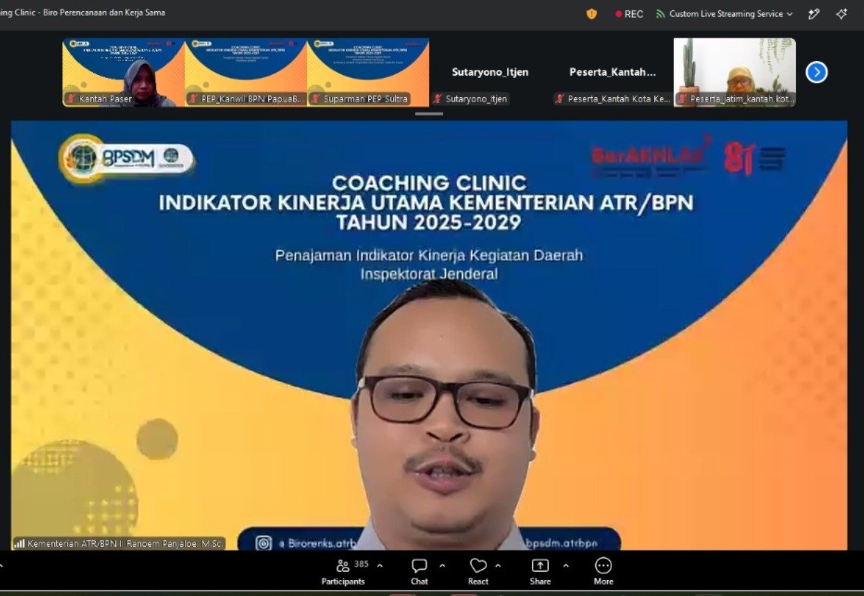 Kantor Pertanahan Kabupaten Paser Ikuti Coaching Clinic Indikator Kinerja Utama Kementerian ATR/BPN Tahun 2025–2029 PROKALTIM 1 WhatsApp Image 2026 07 27 at 10.57.02 Kantor Pertanahan Kabupaten Paser Ikuti Coaching Clinic Indikator Kinerja Utama Kementerian ATR/BPN Tahun 2025–2029 PROKALTIM