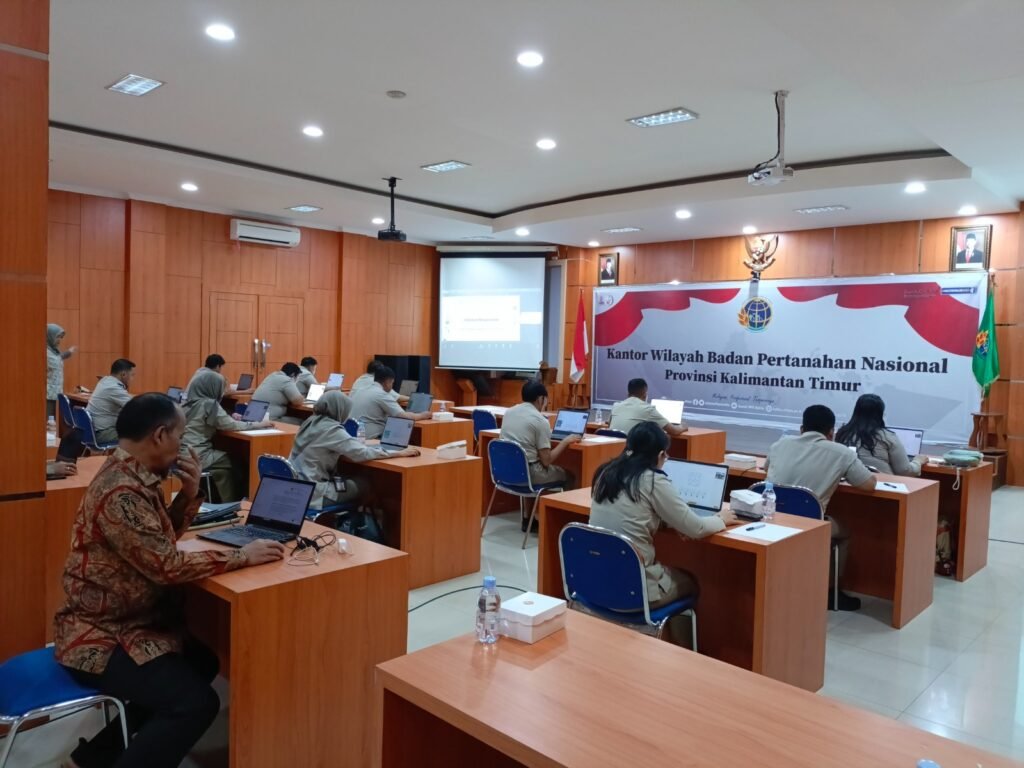 WhatsApp Image 2026 07 28 at 20.35.24 Kanwil BPN Provinsi Kaltim Fasilitasi Ujian Penilaian Kompetensi dalam Rangka Transformasi Pelayanan bagi Pelaksana dan Jabatan Fungsional PROKALTIM